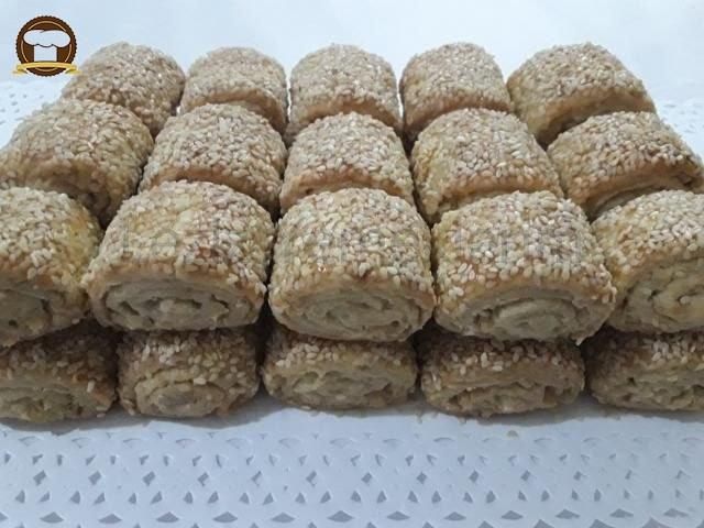 Tahinli Cevizli Rulo Kurabiye