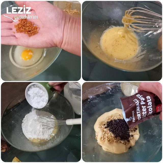 Katı Yağsız Parça Çikolatalı Kurabiye