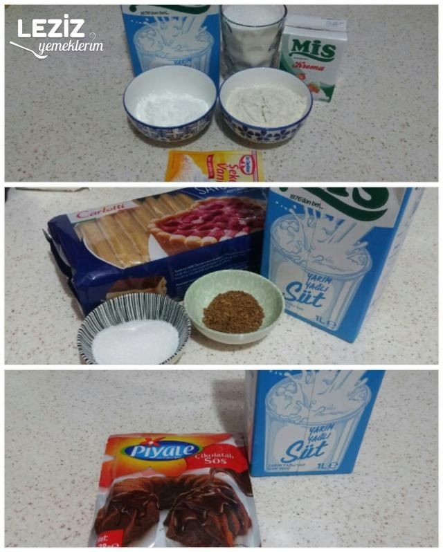 Tiramisu Lezzetinde Enfes Kremalı Kedidilli Tatlısı