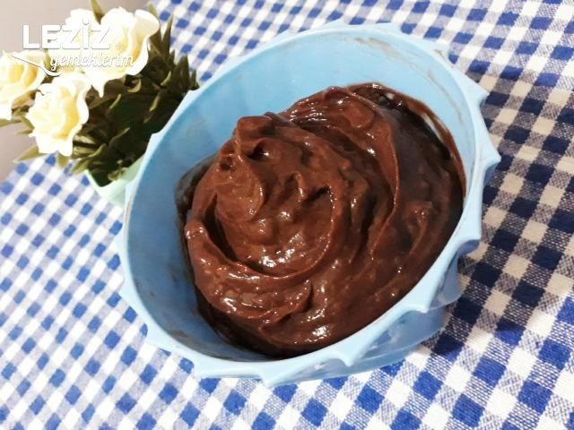 Bitter Çikolatalı Pasta Kreması (Yumurtasız)