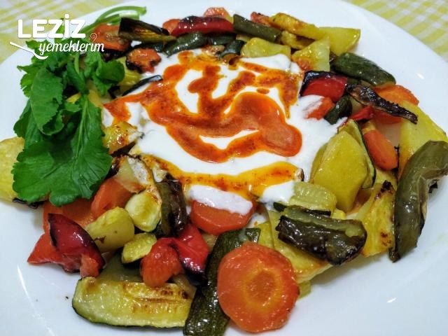 Fırında Sebze Kızartma (Hafif Ve Leziz)