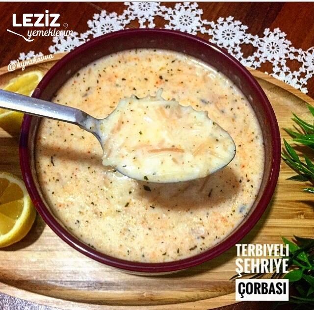 Terbiyeli Şehriye Çorbası Tarifi