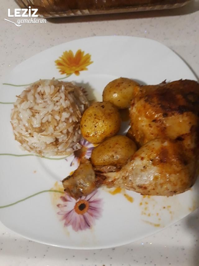 Fırında Patatesli Tavuk Yapımı