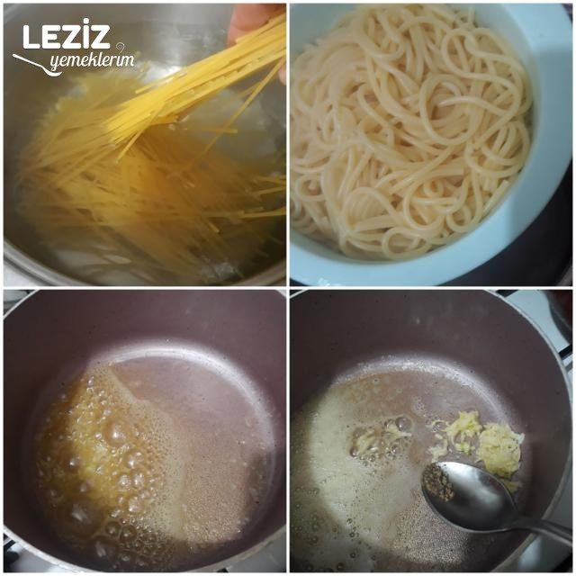 Enfes Soslu Karidesli Makarna