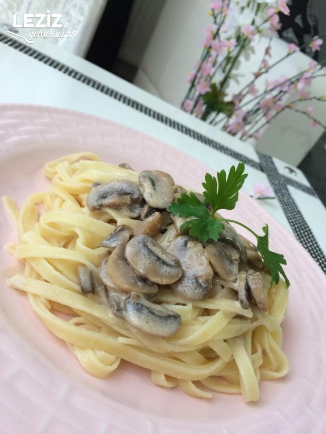 Nefis Kremalı Mantarlı Makarna