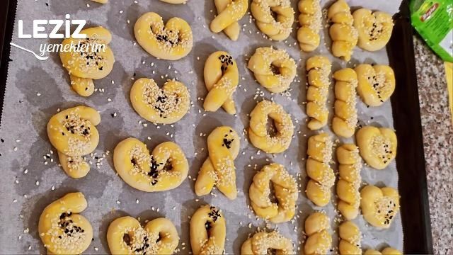 Pastane Tadında Tuzla Kurabiye