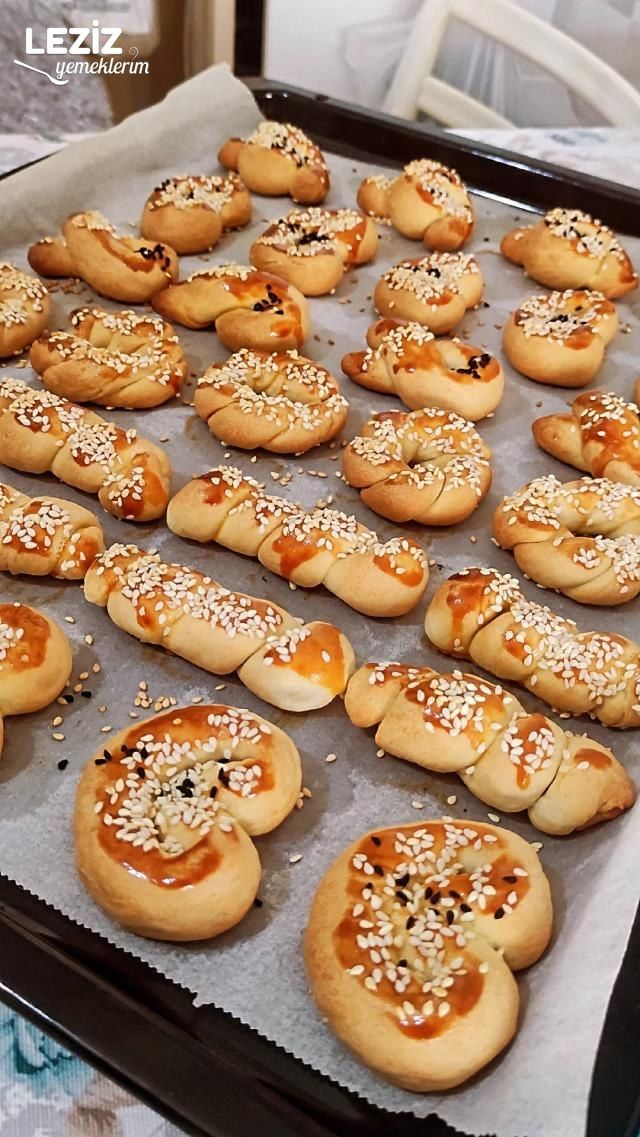 Pastane Tadında Tuzla Kurabiye