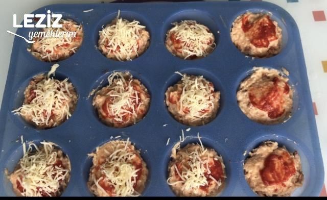 Muffins Pizza (Çok Kolay)