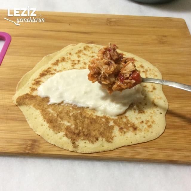 Tavuklu Krep Börek