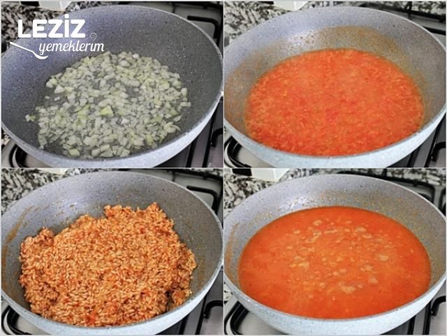 Domatesli Pilav Tarifi