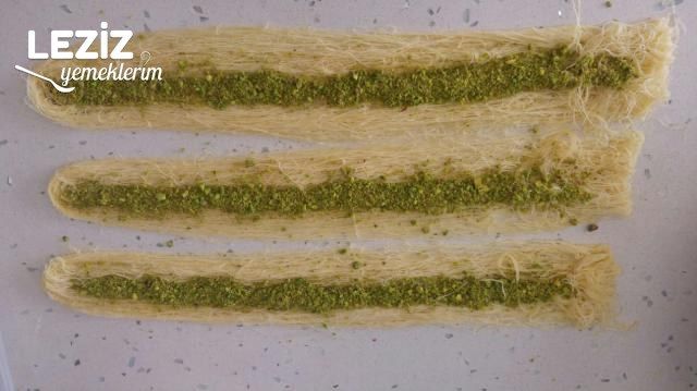 Pastane Usulü Burma Kadayıf (Bütün Aşamalarıyla)