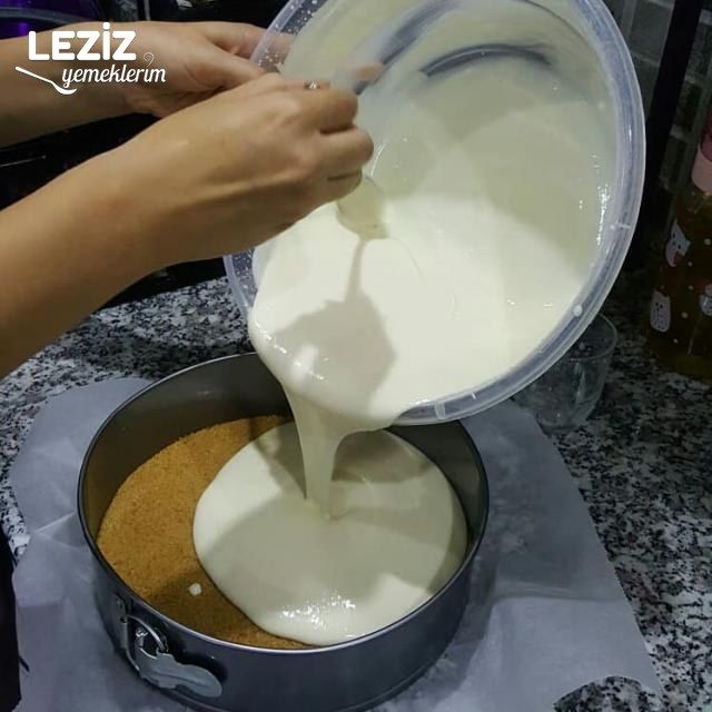 Frambuazlı Cheesecake (Ev Yapımı)