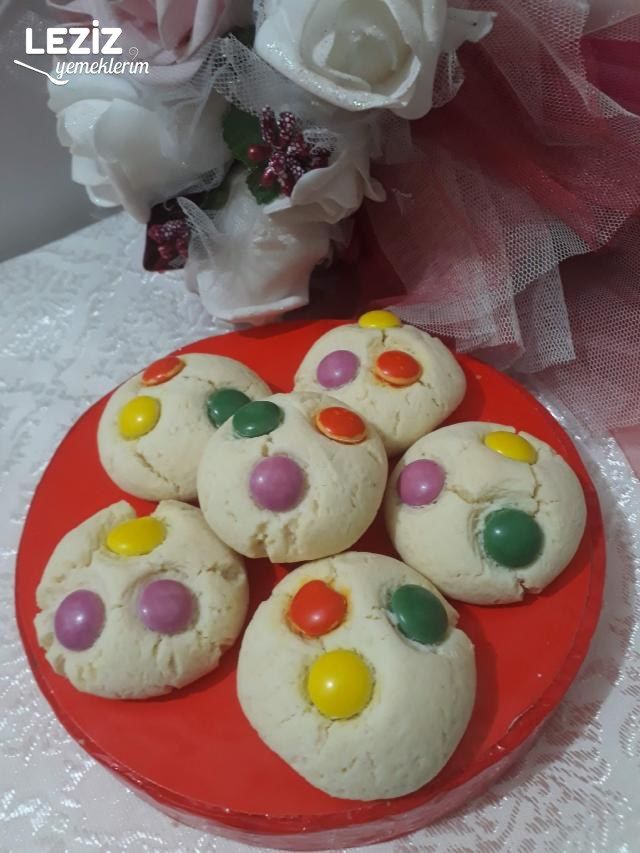 Renkli Bonibonlu Kurabiye