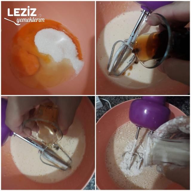 Muhallebili Tart Kek Tarifi (Yaş Pasta Lezzetinde)