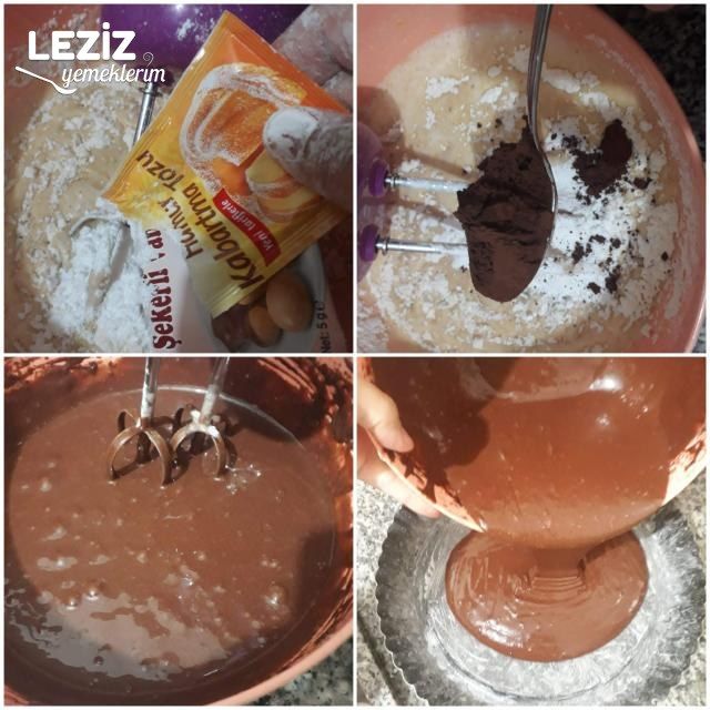 Muhallebili Tart Kek Tarifi (Yaş Pasta Lezzetinde) Leziz Yemeklerim