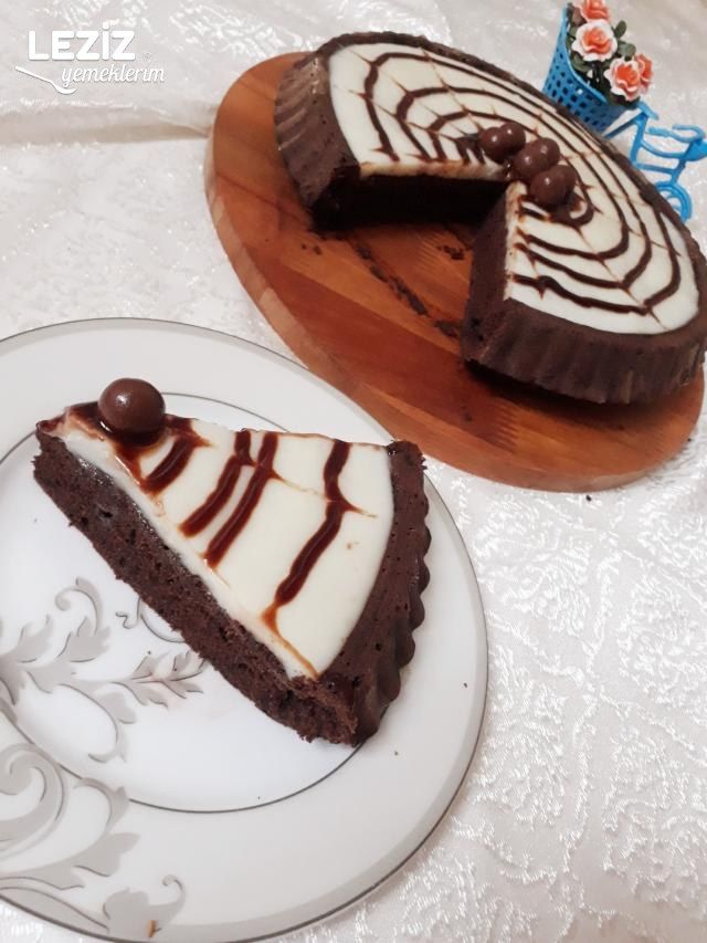 Muhallebili Tart Kek Tarifi (Yaş Pasta Lezzetinde) Leziz Yemeklerim
