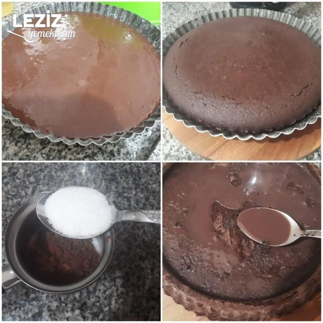 Muhallebili Tart Kek Tarifi (Yaş Pasta Lezzetinde) Leziz Yemeklerim