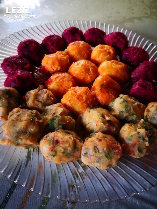 Nefis Renkli Patates Topları