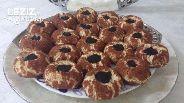 Bisküvi Kaplı Dolgulu Çatlak Kurabiye