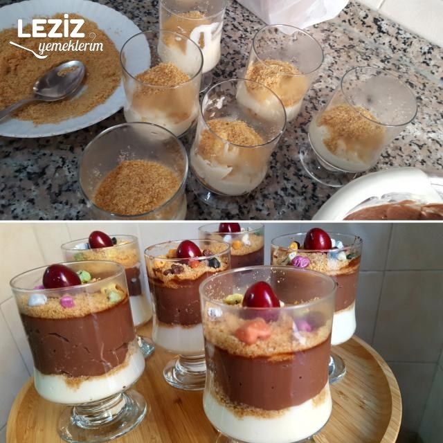 İki Renkli Gerçek Çikolatalı Harika Kuplar (Magnolia Tadında)