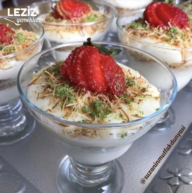 Kupta Muhallebili Kadayıf Tatlısı