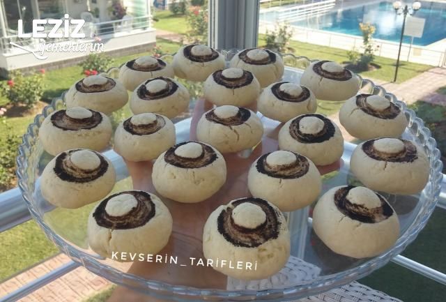 Çok Pratik Mantar Kurabiyesi