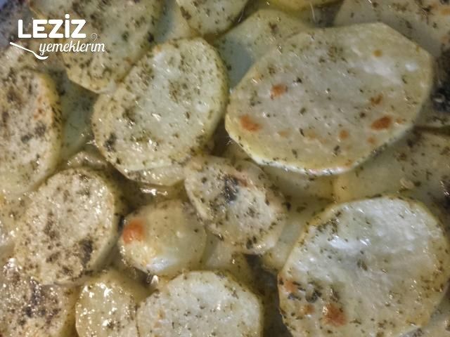 Fırında Naneli Patates