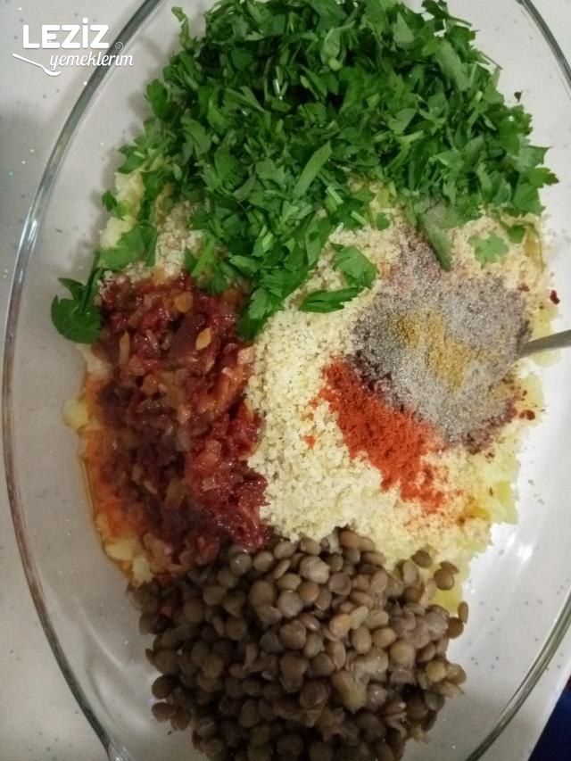 Patatesli Bulgurlu Sıkma Köfte
