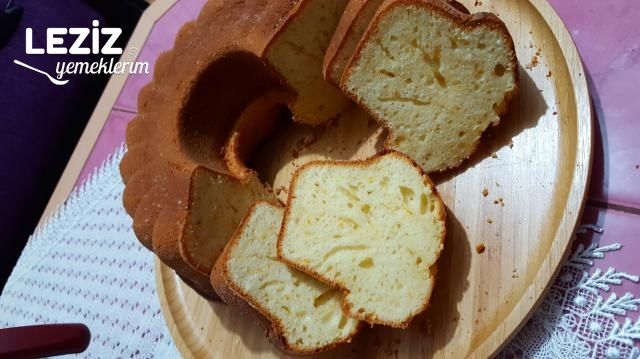 Portakallı Nişastalı Sünger Kek