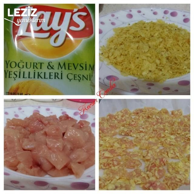 Fırında 2 Malzemeli Pratik Tavuk Nugget Tarifi