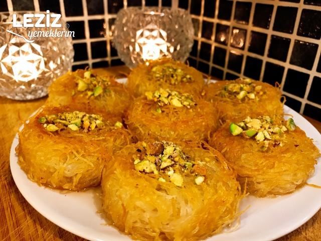 Muffin Kalıbında Kadayıf Tatlısı
