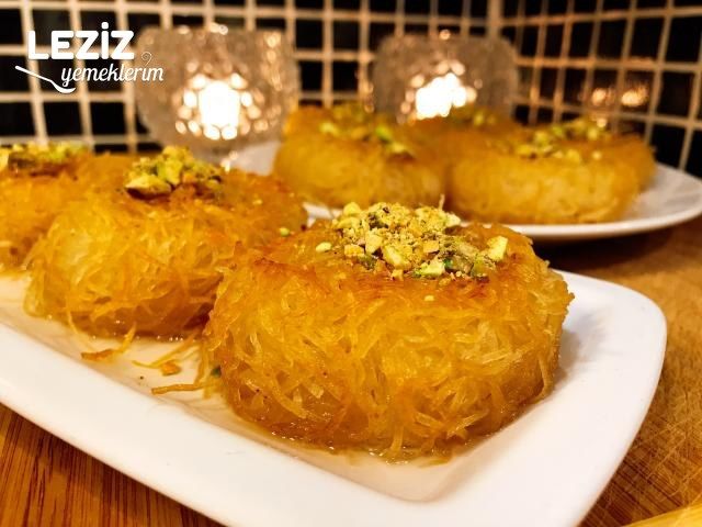 Muffin Kalıbında Kadayıf Tatlısı