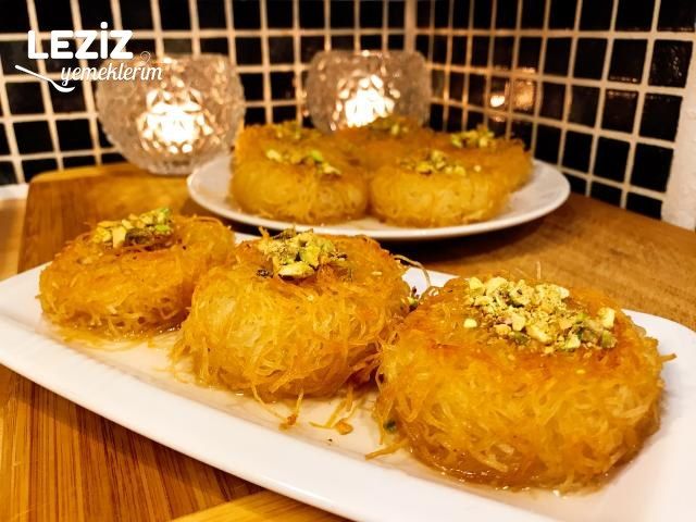 Muffin Kalıbında Kadayıf Tatlısı