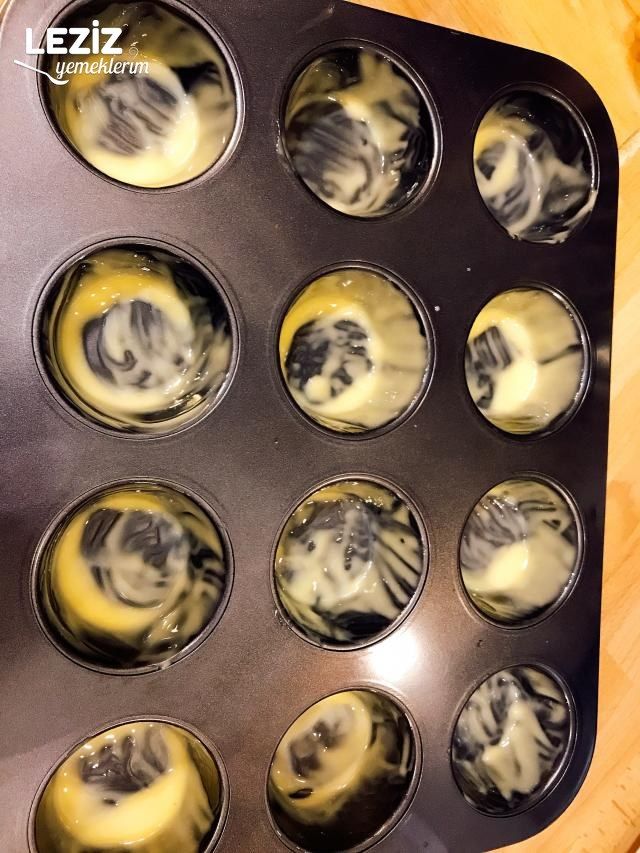 Muffin Kalıbında Kadayıf Tatlısı