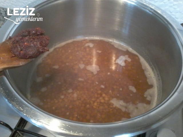 Bulgurlu Mercimek Pilavı (Değişik Lezzet Arayanlara)