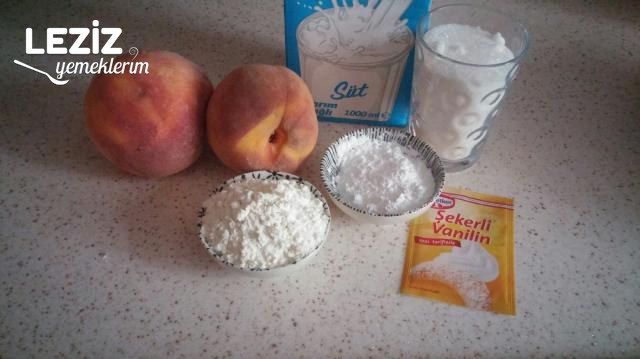 Şeftalili Muhallebi Tatlısı