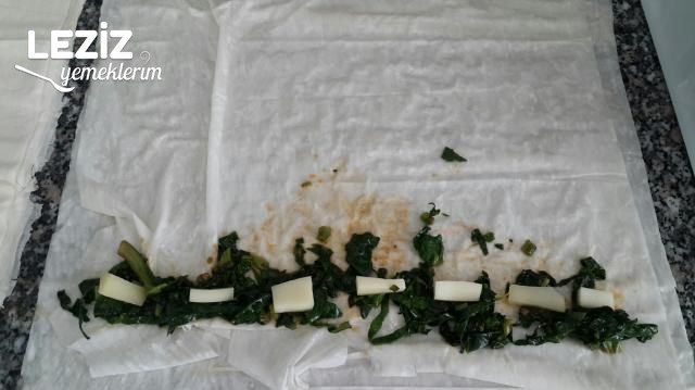 Ispanaklı Dolama Börek Tarifi