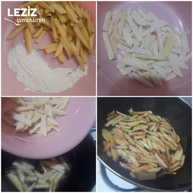 Çok Farklı Çıtır Çıtır Patates Kızartması