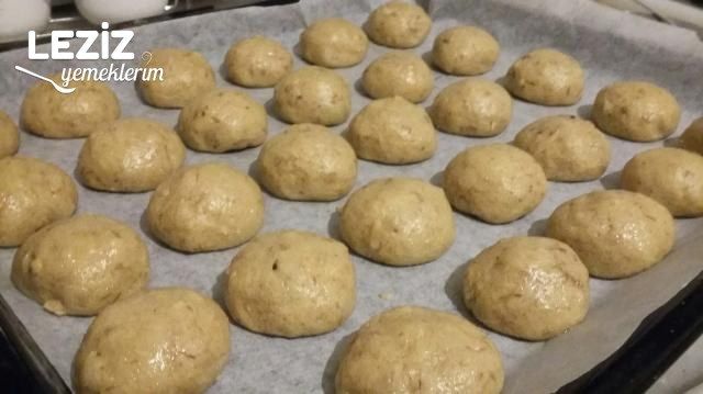 Kadayıflı Tahinli Cevizli Kurabiye