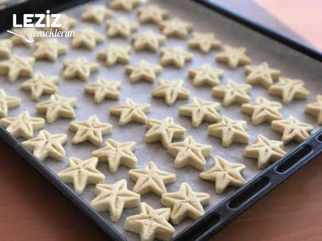 Az Malzemeli Yıldız Kurabiye