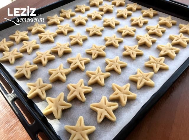 Az Malzemeli Yıldız Kurabiye