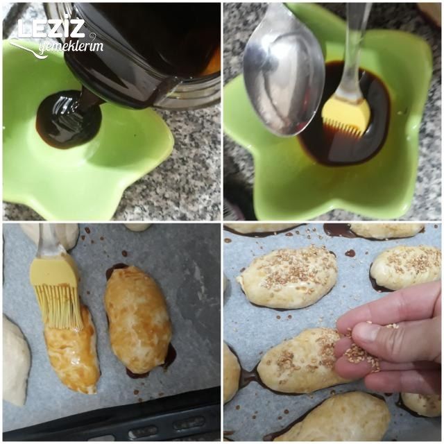 Simit Tadında Zeytinli Poğaça