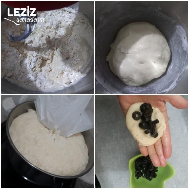 Simit Tadında Zeytinli Poğaça