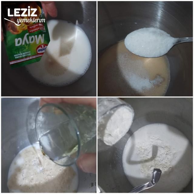 Simit Tadında Zeytinli Poğaça