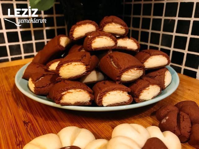 Nefis İki Renkli Rulo Kurabiye