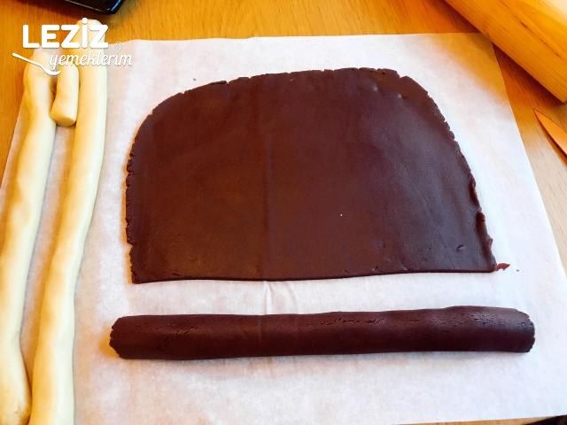 Nefis İki Renkli Rulo Kurabiye