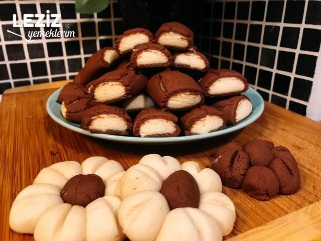 Nefis İki Renkli Rulo Kurabiye