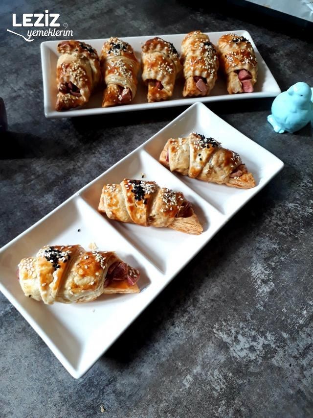 Sosisli Kekikli Milföy Katmerler