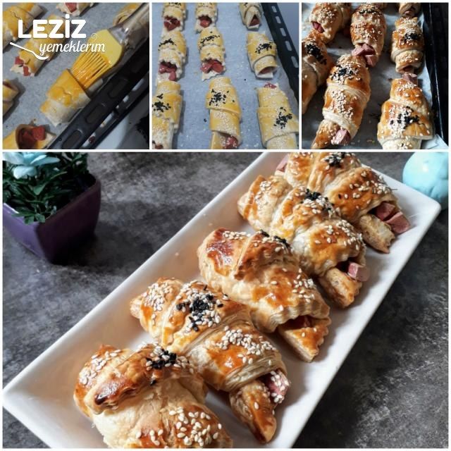 Sosisli Kekikli Milföy Katmerler