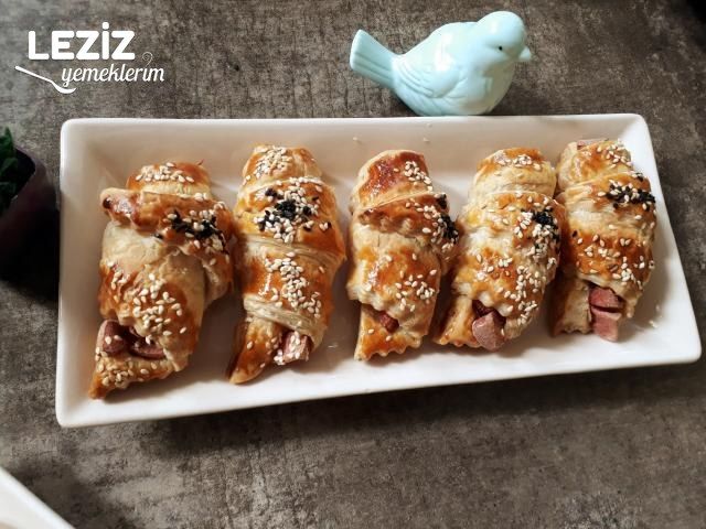 Sosisli Kekikli Milföy Katmerler